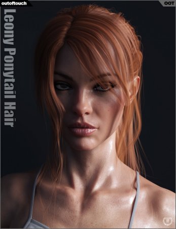 Leony Wet And Dry Ponytail Hair For Genesis And Female S Daz Studio