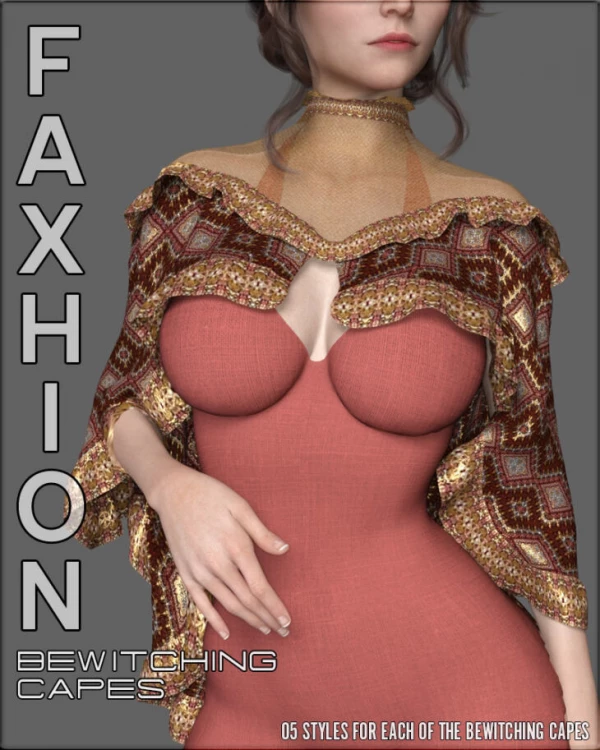 Faxhion DForce Bewitching Capes Daz Studio