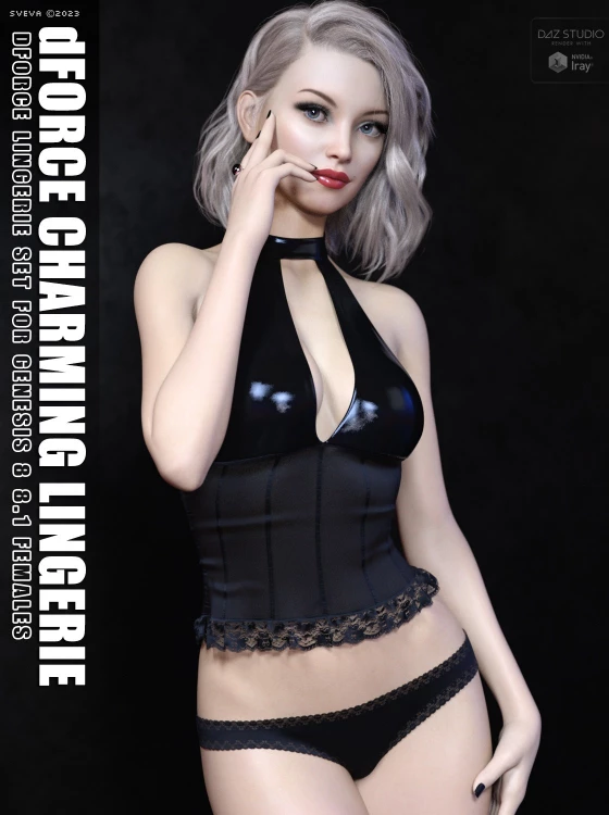 DForce Charming Lingerie G8G8 1F Daz Studio