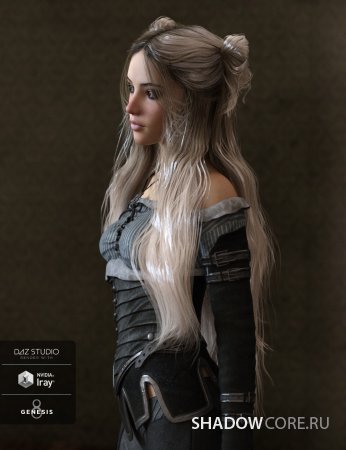 Shadowcore. Daz3d SHADOWCORE. Hyansel King hair for Genesis 8.