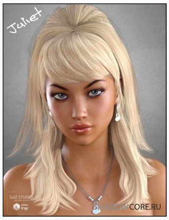 Long Pigtail Anime Hair for Genesis 3 and 8 Female(s)