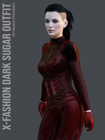 X-Fashion Activewear Outfit for Genesis 8 Female(s)