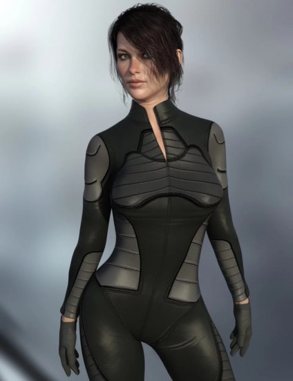X-Fashion Sci Bodysuit 8 for Genesis 8 Female(s)