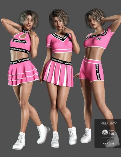 MDCH Climbing and Athletic Outfit for Genesis 3 and 8 Female(s)