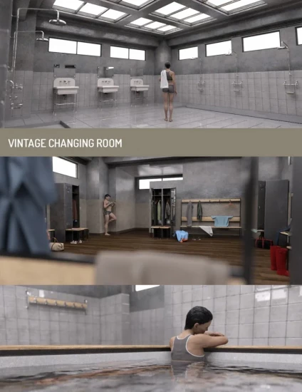 Model changing room
