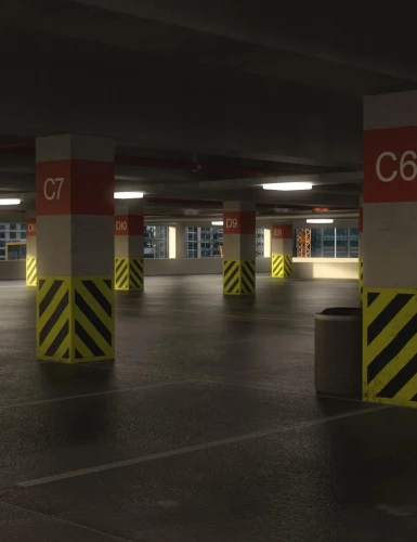 Parking Garage › Daz Studio