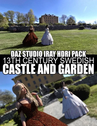 Swedish Castle And Garden – DAZ Studio Iray HDRI Pack