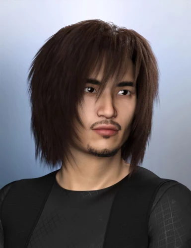 dForce Kiru Hair for Genesis 3, 8, and 8.1