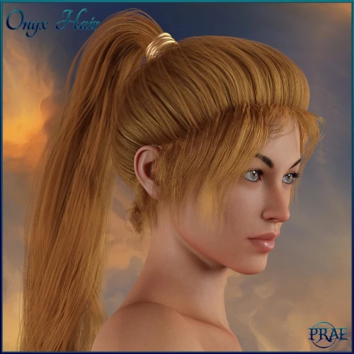 Prae-Onyx Hair G3G8 Daz
